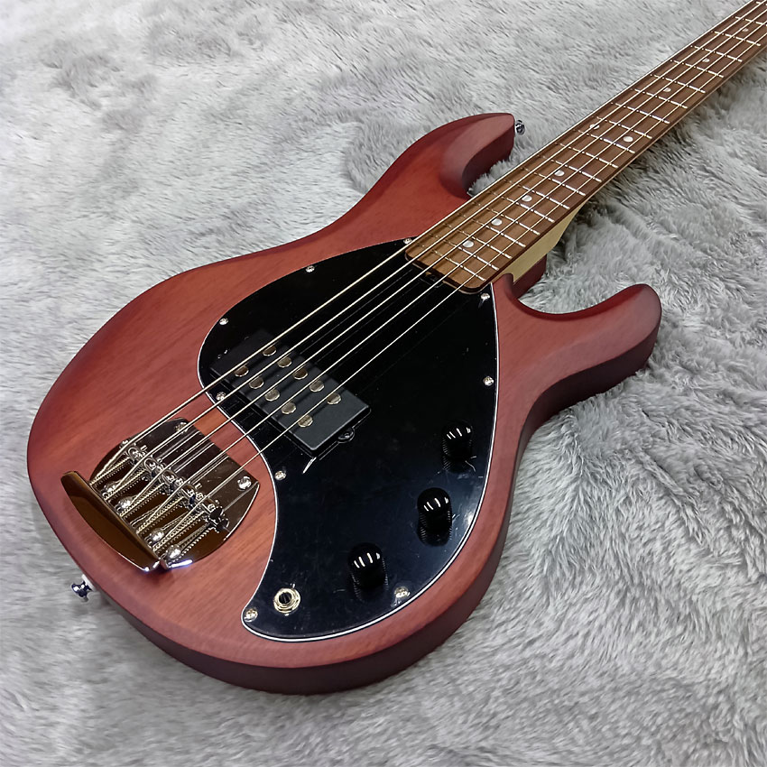 Sterling by MUSIC MAN エレキベース Ray5 Walnut Satin 5弦ベース スティングレイ スターリンの画像