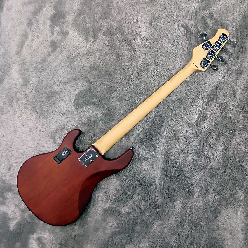 Sterling by MUSIC MAN エレキベース Ray5 Walnut Satin 5弦ベース スティングレイ スターリンの画像