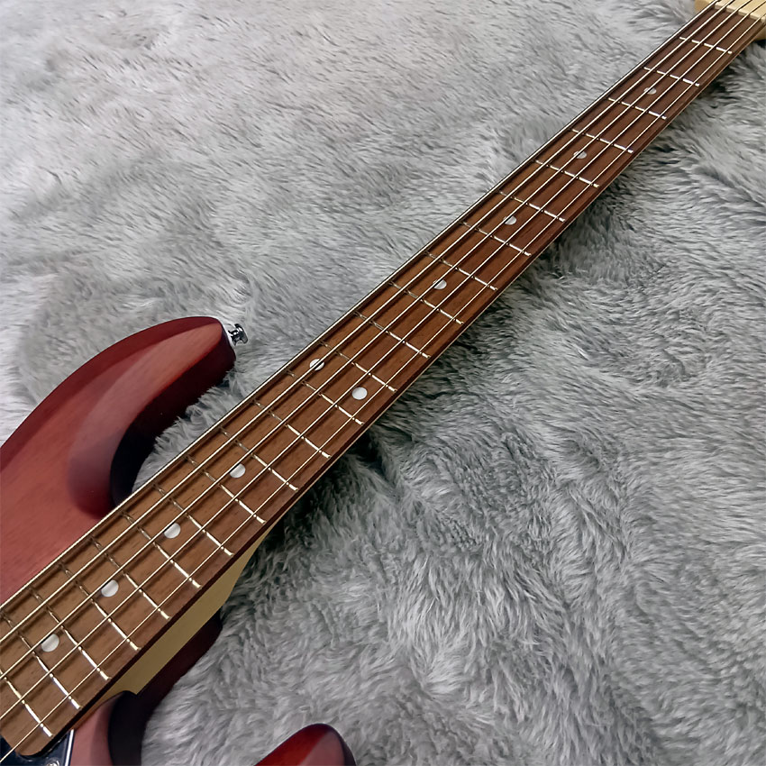 Sterling by MUSIC MAN エレキベース Ray5 Walnut Satin 5弦ベース スティングレイ スターリンの画像