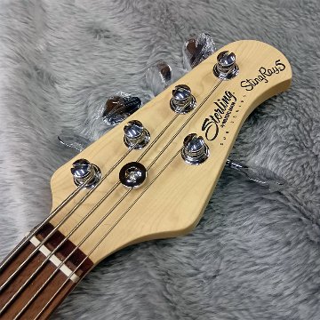 Sterling by MUSIC MAN エレキベース Ray5 Walnut Satin 5弦ベース スティングレイ スターリンの画像