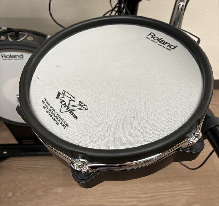 【ヘッドホンプレゼント】ローランド 電子ドラム 上位機種 TD-30K中古 セット「椅子、ハイハットスタンド、キックペダル付」Roland TD-25やTD-27はTD-30を継承した音源です。の画像