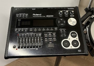 【ヘッドホンプレゼント】ローランド 電子ドラム 上位機種 TD-30K中古 セット「椅子、ハイハットスタンド、キックペダル付」Roland TD-25やTD-27はTD-30を継承した音源です。の画像