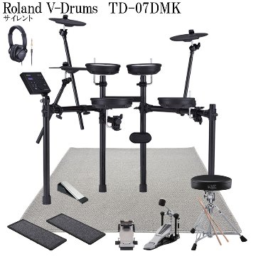 Roland ローランド 電子ドラムセット TD-07DMK V-Drums サイレントセット 防音 防振 静音の画像
