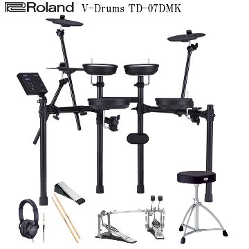 Roland ローランド 電子ドラムセット TD-07DMK V-Drums エレドラ ツインペダルセットの画像