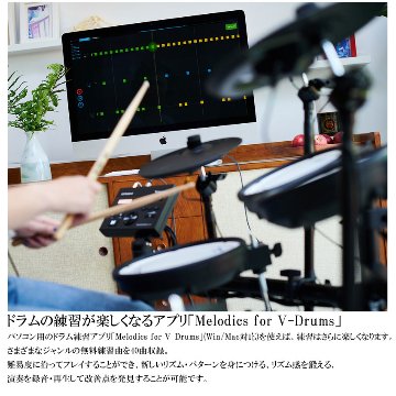 Roland ローランド 電子ドラムセット TD-07DMK V-Drums エレドラ ツインペダル＆防振マット付きの画像