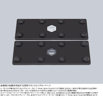 深夜に叩ける静音性 集合住宅でも安心 Roland ローランド 電子ドラムセット VQD106PADS V-Drums Quiet Design 音源モジュール別売の画像