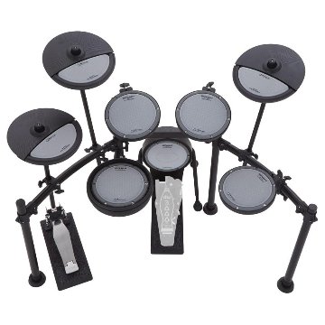 深夜に叩ける静音性 集合住宅でも安心 Roland ローランド 電子ドラムセット VQD106PADS V-Drums Quiet Design 音源モジュール別売の画像