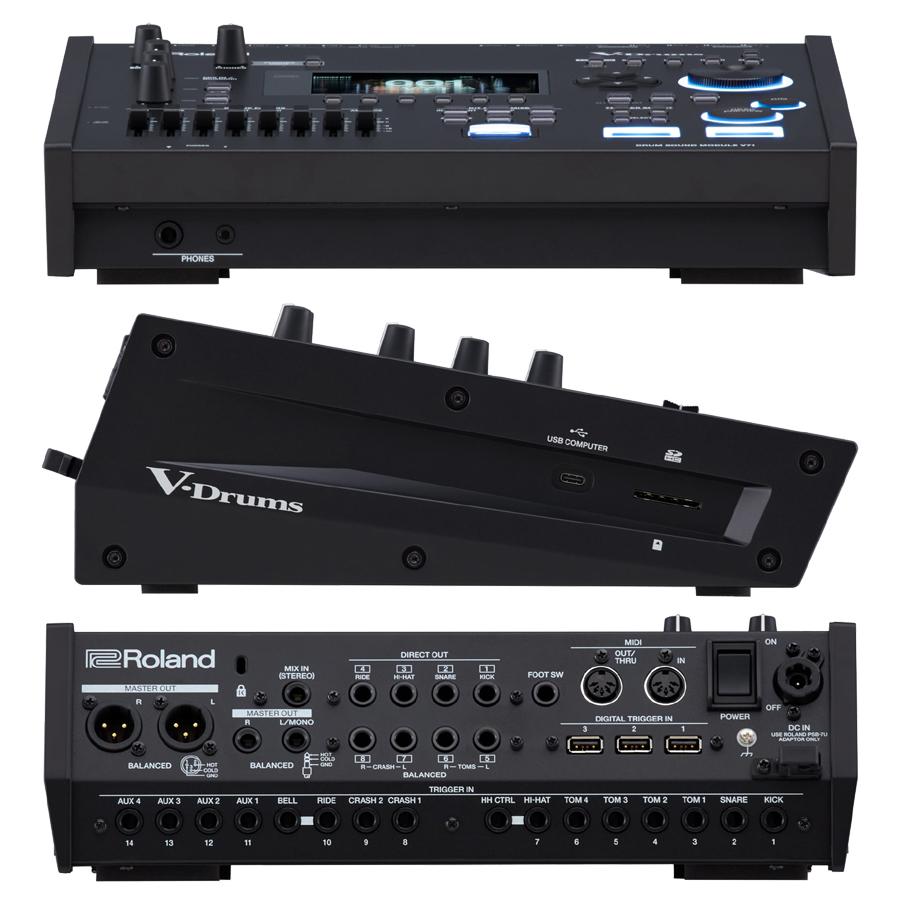 Roland V71 Sound Module ローランド 音源モジュール 電子ドラムの画像