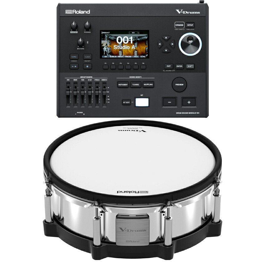 Roland V51 音源モジュール PD-140DS デジタル・スネアセット ローランド エレドラの画像