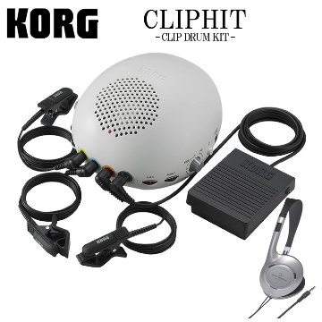KORG クリップドラムキット CH-01 CLIP HIT コルグ クリップヒット ヘッドフォン付きの画像