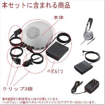 KORG クリップドラムキット CH-01 CLIP HIT コルグ クリップヒット ACアダプター/ヘッドフォン/ペダルスイッチ付きの画像