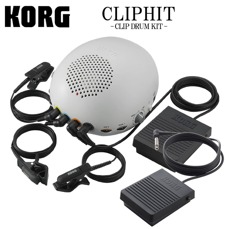 KORG クリップドラムキット CH-01 CLIP HIT コルグ クリップヒット ペダルスイッチ付きの画像