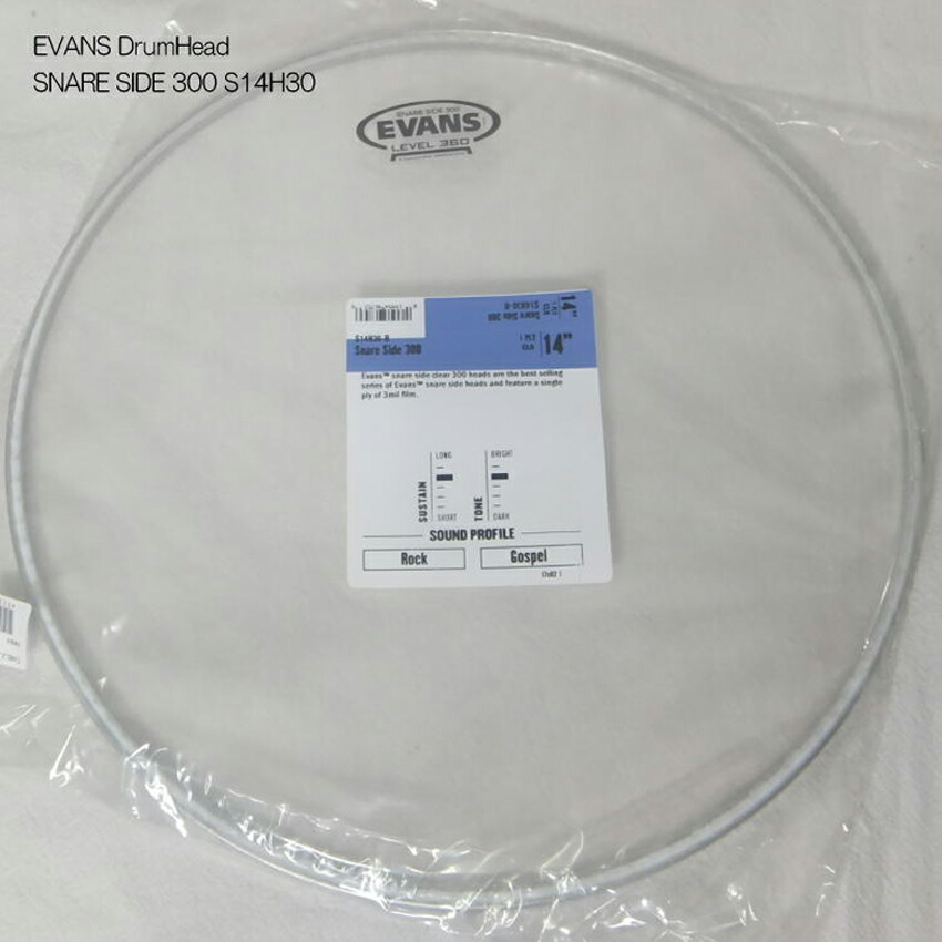 EVANS エヴァンス スネアサイド300 14インチ S14H30 / Snare Side ドラムヘッドの画像