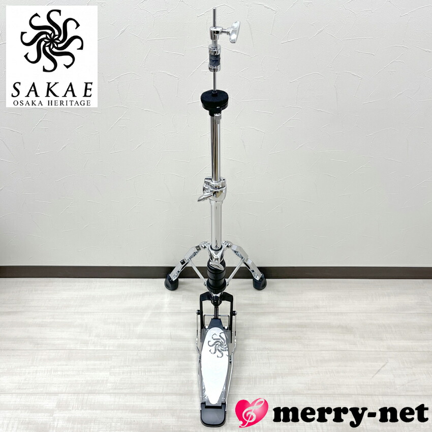 二級品特価 SAKAE ハイハットスタンド HS-220D H-2050 HH905D などと同じ2本脚のハイハットスタンドの画像