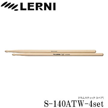 LERNI レルニ ドラムスティック 恒岡 章モデル S-140ATW ヒッコリースティック 4ペアの画像