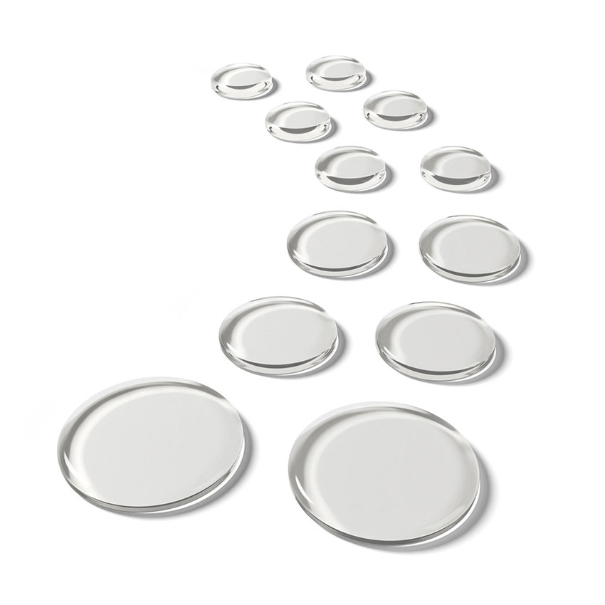 SLAPKLATZ(スラップクラッツ) 詰め替え用ドラムミュート SlapKlatz PRO Refillz Clear（クリア）12個入り 貼り付け・剥がすのも簡単の画像