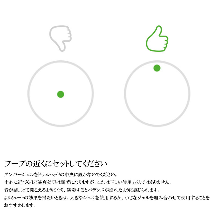 SLAPKLATZ(スラップクラッツ) 詰め替え用ドラムミュート SlapKlatz PRO Refillz Alien Green（エイリアン・グリーン）12個入り 貼り付け・剥がすのも簡単の画像