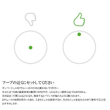 SLAPKLATZ(スラップクラッツ) 詰め替え用ドラムミュート SlapKlatz PRO Refillz Alien Green（エイリアン・グリーン）12個入り 貼り付け・剥がすのも簡単の画像