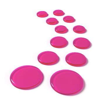 SLAPKLATZ(スラップクラッツ) 詰め替え用ドラムミュート SlapKlatz PRO Refillz Pink（ピンク）12個入り 貼り付け・剥がすのも簡単の画像