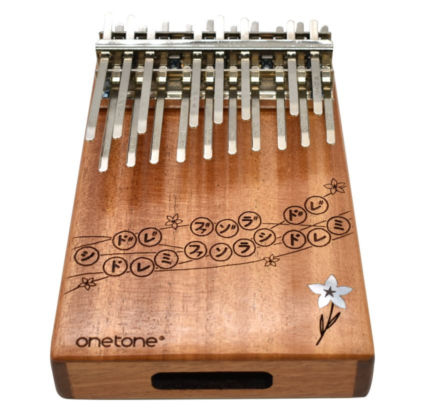 ONETONE かんたん カリンバ OTKL-18EK MH 楽譜付き 親指ピアノ 18キー ケース付き ワントーンの画像