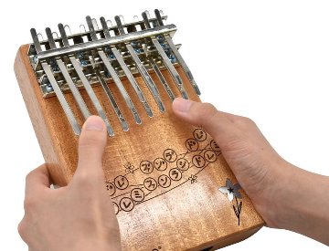 ONETONE かんたん カリンバ OTKL-18EK MH 楽譜付き 親指ピアノ 18キー ケース付き ワントーンの画像