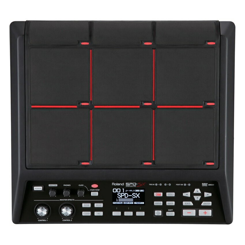 Roland SPD-SX サンプリングパッド 電子パーカッション ドラムパッド ハイブリッドドラム ドラムセット対応 ローランドの画像