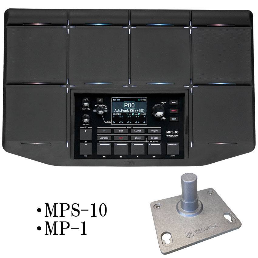 KORG MPS-10 サンプリングパッド 電子パーカッション ドラムパッド MP-1付き サンプラーパッド コルグの画像
