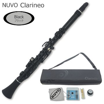 NUVO プラスチック製 クラリネット Clarineo クラリネオ ブラック N120CLBK  プラ管（ヌーボ）C管 / 練習用 クラリネット 子供用 クラリネットの画像