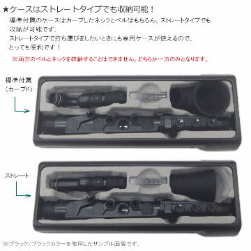 NUVO プラスチック製 サックス ｊSax ホワイト/ブルー ストレートキット＆スタンド付き　(ヌーボ ジェイサックス) N520JWBL/ C管 サックスの画像