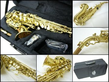 J.Michael（J.マイケル） カーブド ソプラノサックス　SPC-700（SPC700） / 吹奏楽部 初心者 入門 ブラスバンドの画像