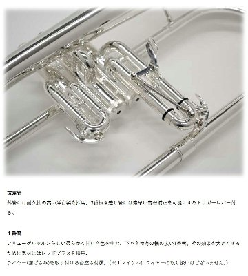3年保証 J.Michael フリューゲルホルン FG-550 B♭ 銀メッキ 下バネ式 2回検品後に発送  吹奏楽 ブラスバンド 趣味 FG550S Jマイケル ジャズ アンサンブルの画像