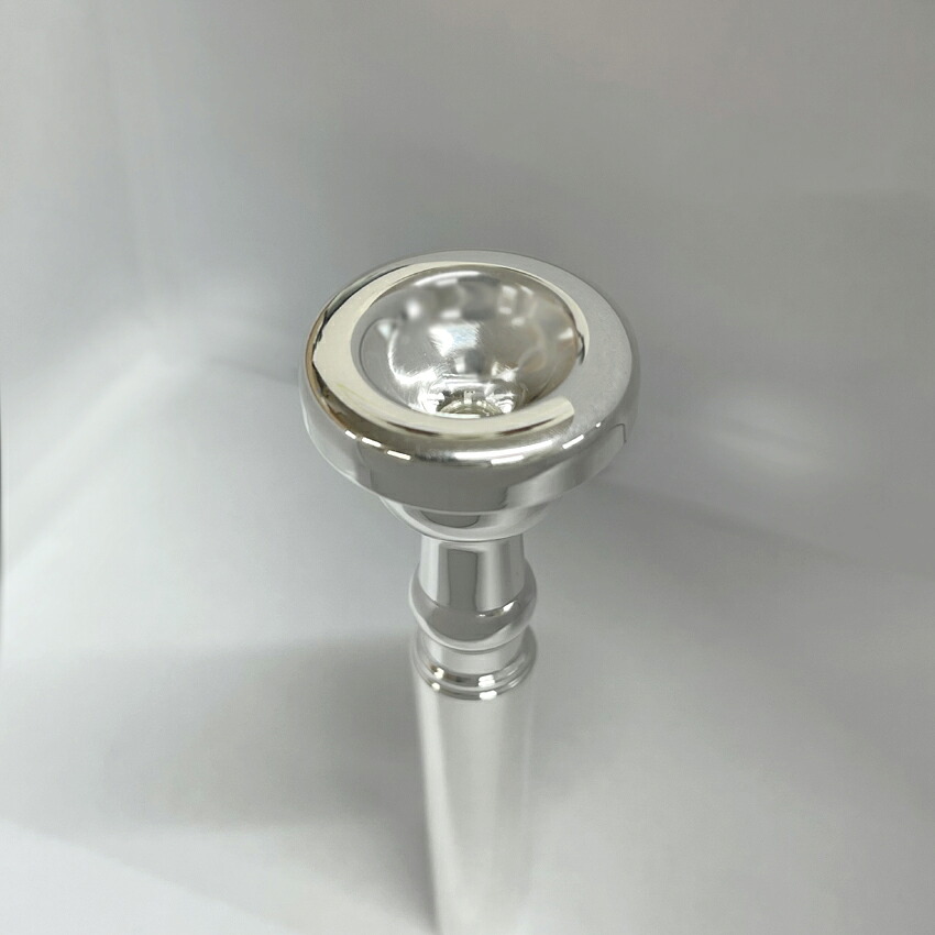 Schilke シルキー トランペット用 マウスピース 6A4Z Zシリーズ 2本収納可能なマウスピースポーチ付き リード奏者向け SP 銀メッキの画像