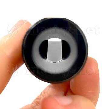 YAMAHA B♭クラリネット 樹脂製 マウスピース CL-4C (CL4C) リガチャー キャップ ヤマハ純正品3点 ミニ巾着付き スタンダード 初心者 吹奏楽部 ブラスバンドの画像