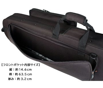 PROTEC プロテック テナートロンボーン テナーバストロンボーン 約3.1kg 軽量セミハードケース MAXシリーズ MX306CT ブラック ストラップ付きの画像