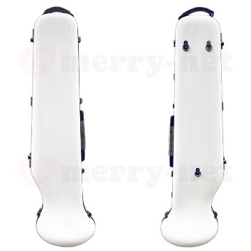 C.C.シャイニーケースII テナー バス トロンボーンケース ノーマルタイプ ホワイト 楽譜バッグ付き VIVACE ヴィヴァーチェより軽量の画像