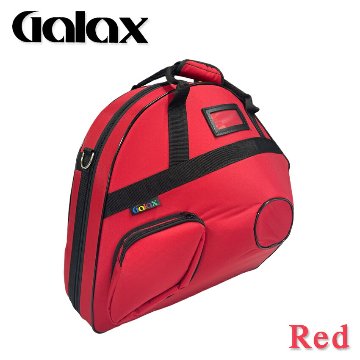 GALAX ギャラックス ホルンケース 赤 レッド  / フレンチホルンケース  / 持ち運びに便利な定番ケース / 吹奏楽 部活 ブラスバンド部の画像