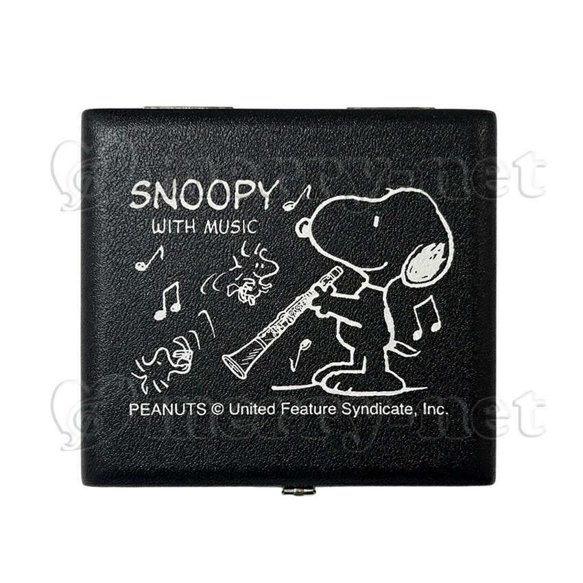 SNOOPY スヌーピー リードケース B♭クラリネット ブラック 5枚用 / リード収納 / 吹奏楽部 ブラスバンド 吹奏楽団 初心者 管楽器の画像