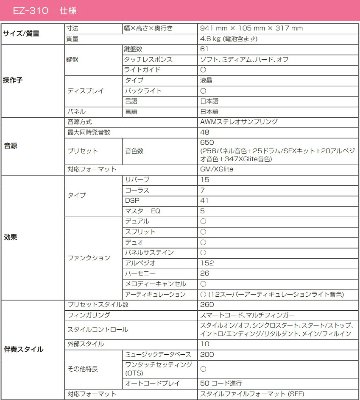 ヤマハ 光る鍵盤 キーボード EZ-310 お手軽 ピアノ 子供 YAMAHAの画像