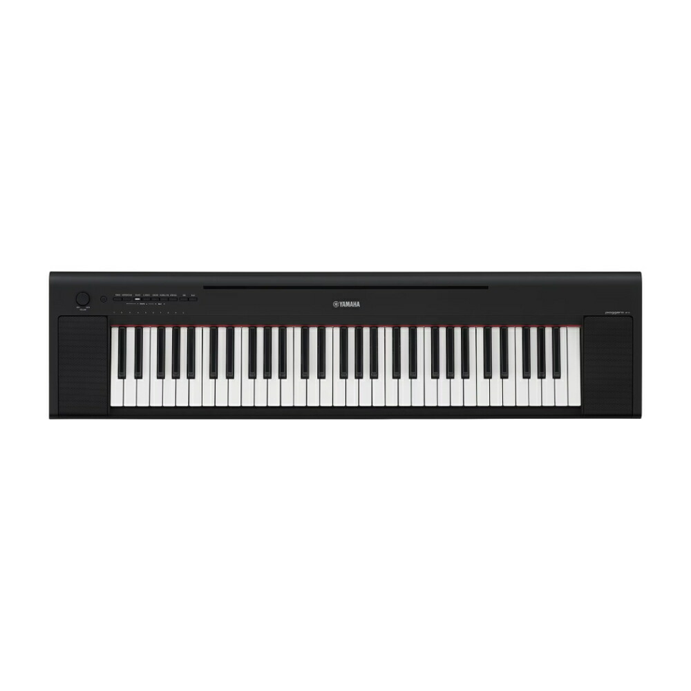 ダストカバー付き■ヤマハ キーボード 61鍵盤 YAMAHA 電子キーボード NP-15B 黒 ブラックの画像