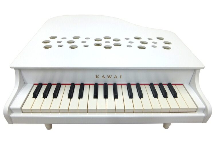 カワイ ミニピアノ P-32 ホワイト 1162 木製ミニピアノ KAWAIの画像