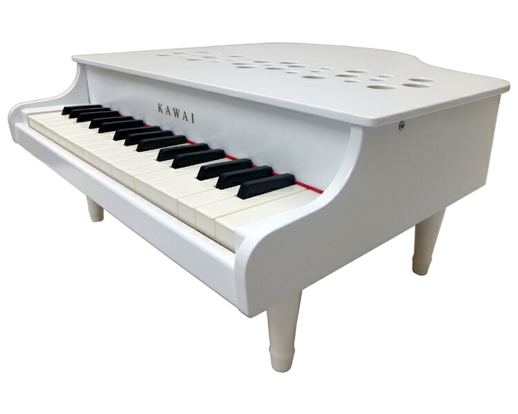 カワイ ミニピアノ P-32 ホワイト 1162 木製ミニピアノ KAWAIの画像