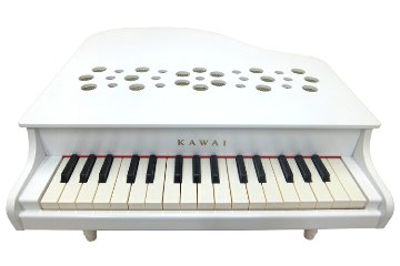カワイ ミニピアノ P-32 ホワイト 1162 木製ミニピアノ KAWAIの画像