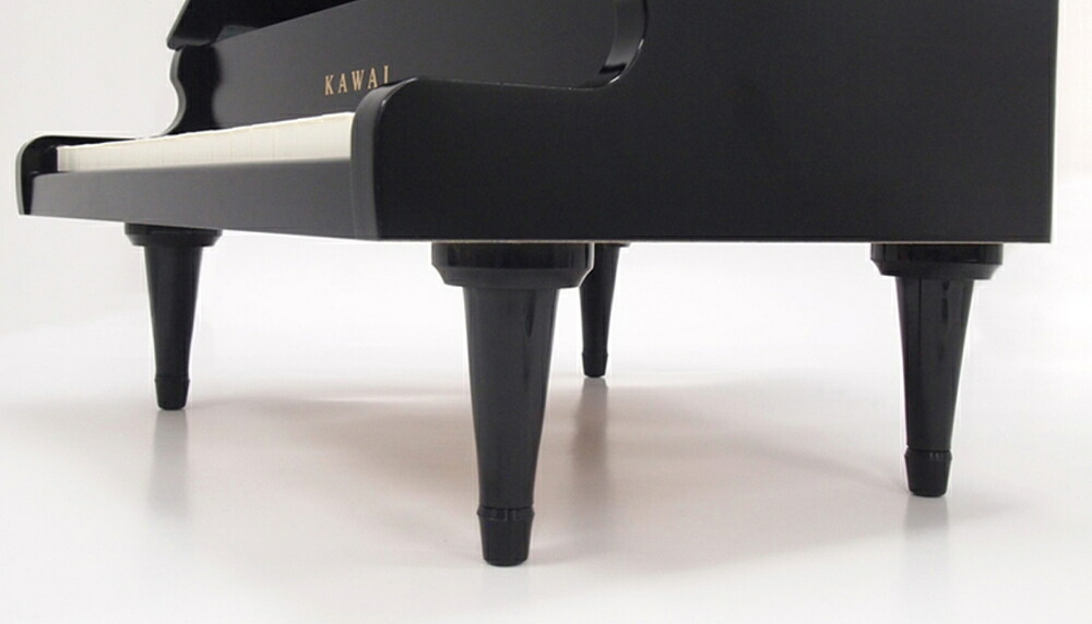 カワイ ミニピアノ グランド ブラック すてきなクラシック曲集セット 1141 どれみシール付 KAWAI 河合 クリスマス 誕生日 プレゼントの画像