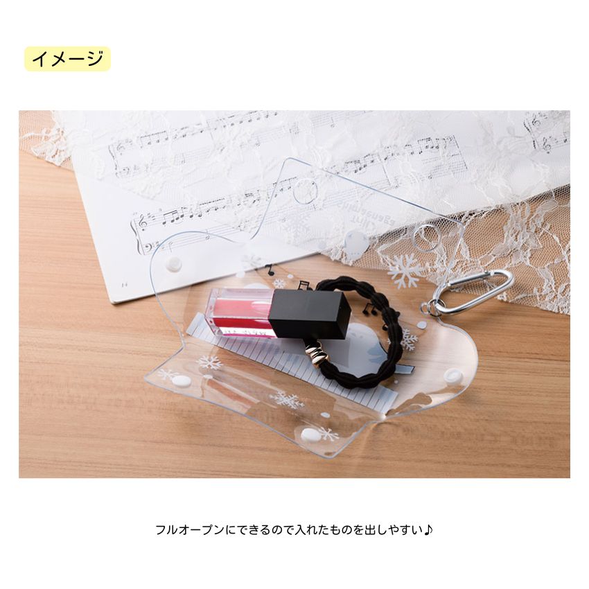 クリアマルチケース トリル♪ シマエナガ 0332201 メール便対応 5点までの画像