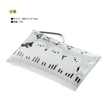 クリアマルチケース トリル♪ シマエナガ 0332201 メール便対応 5点までの画像