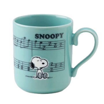 スヌーピー SNOOPY マグカップ プレートセット ピアノ SY3020-01 SY5020-01 手提げ袋付  ピアノ教室 発表会 記念品 ギフトにピッタリ 大量注文可能の画像