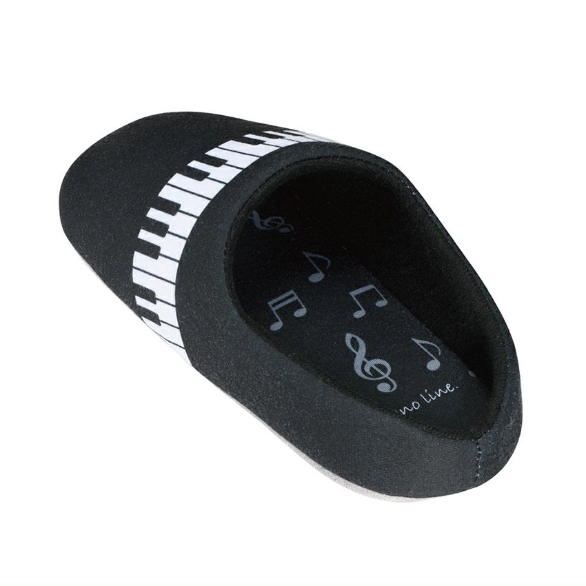 ルームシューズ  Piano line ピアノライン ルームシューズ 鍵盤 Mサイズ 23-25cm インテリア 生活用品 ピアノ教室 発表会 記念品 お誕生日 クリスマスの画像
