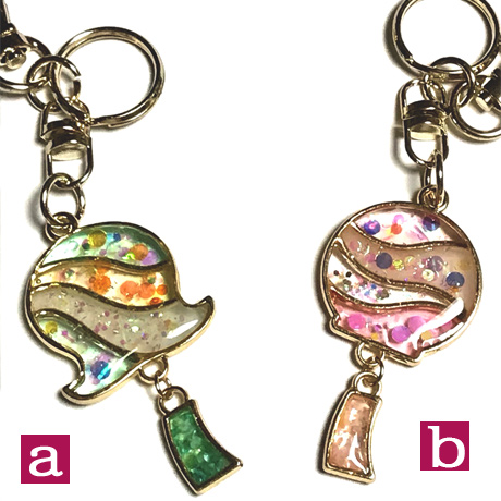 風鈴キーホルダーの画像