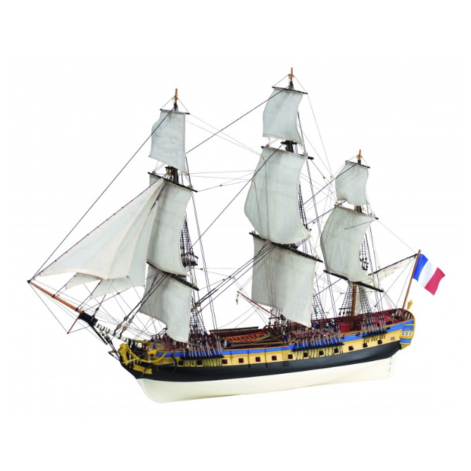 木製帆船模型キット エルミオーネ（改訂版）