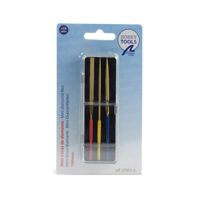 ミニダイアモンドやすりセット（3本組）の画像